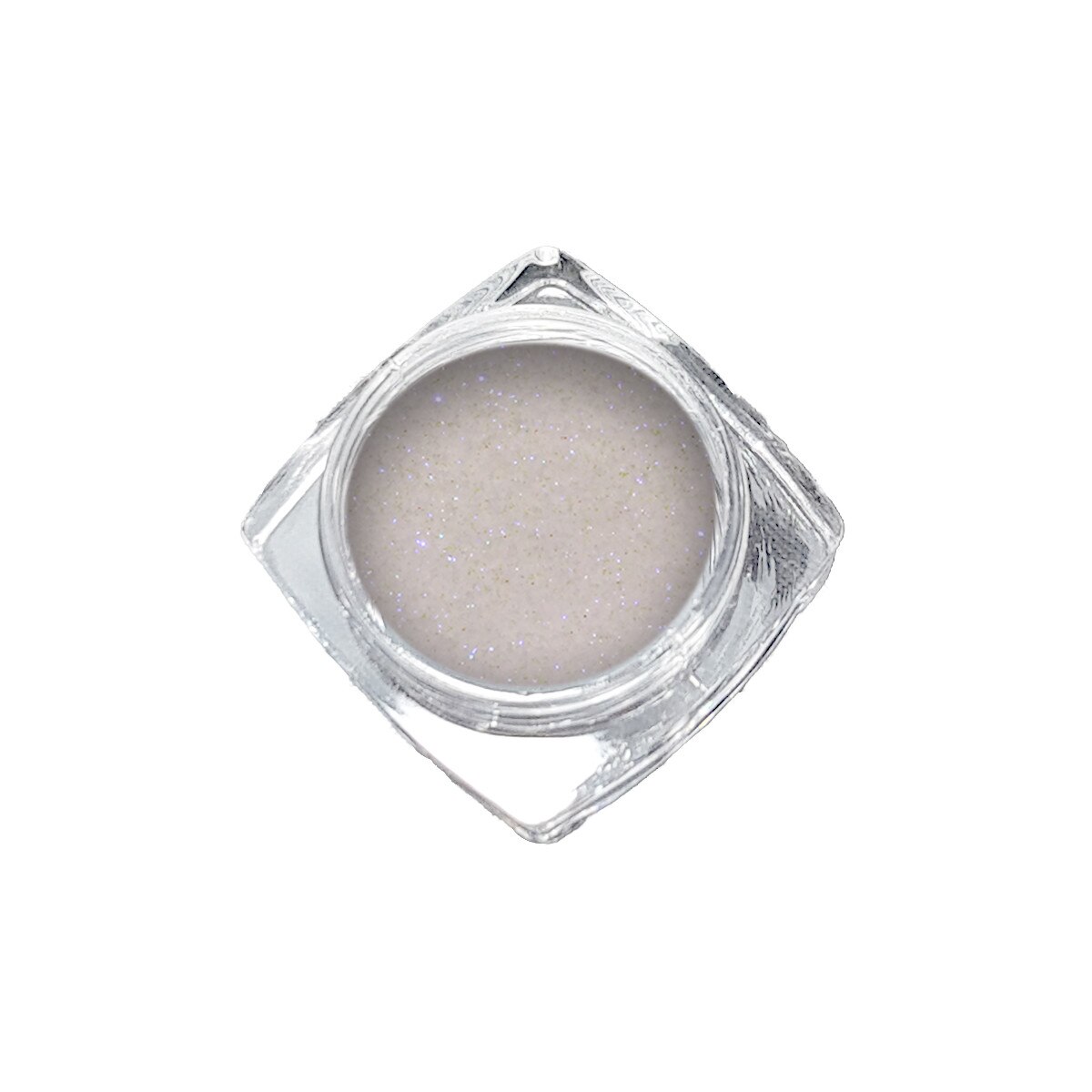 Pudra sclipici MoonbasaNails, Candy Colors # 724, 3g, Alb