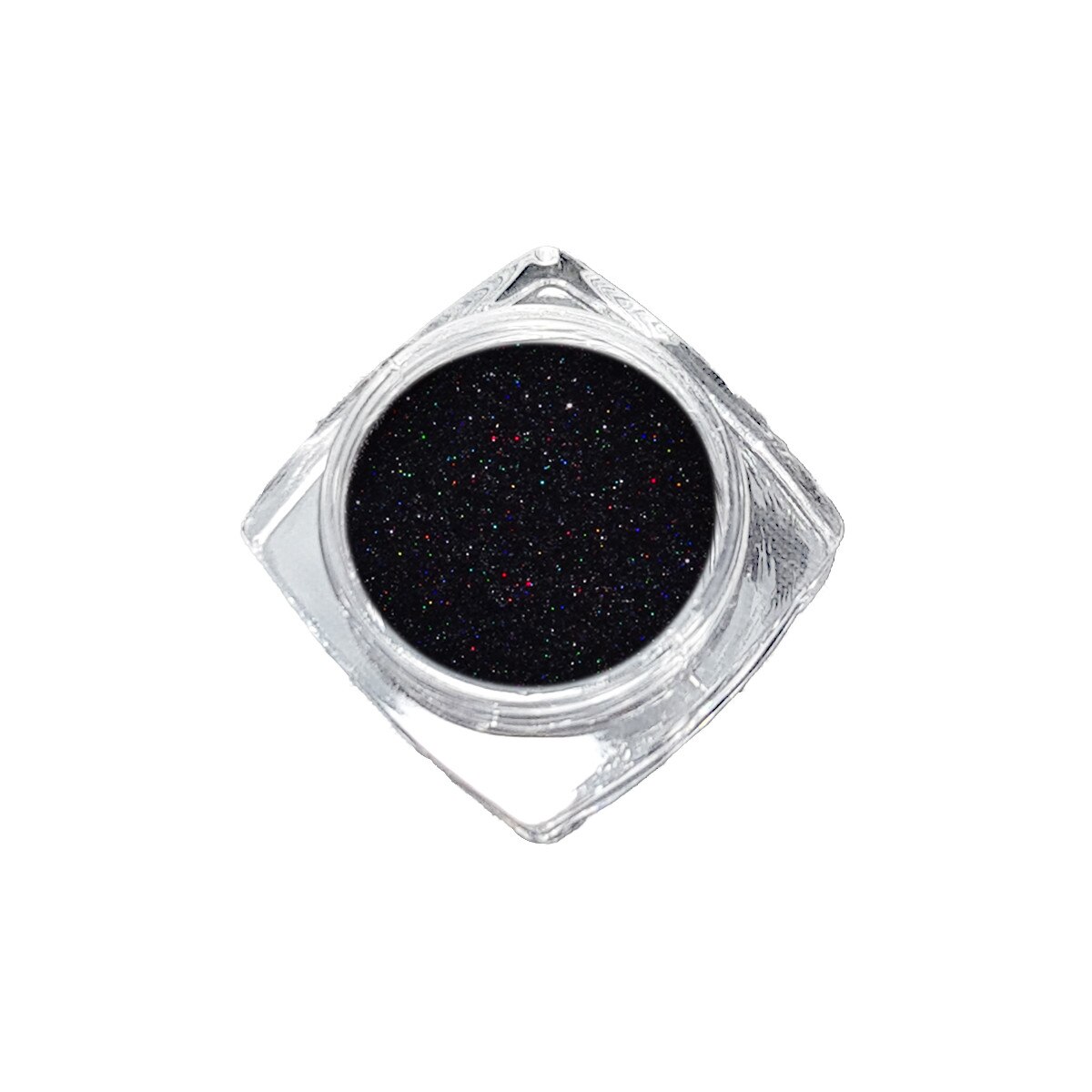 Pudra sclipici MoonbasaNails, Candy Colors # 725, 3g, Negru
