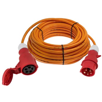 Prelungitor trifazic industrial pentru santier H07BQ-F 5x2.5mm 10 metri 380V IP44 fisa si priza 5 poli 16A aprox. 11kW rezistent la uleiuri si intemperii Prelungitor trifazic industrial pentru santier H07BQ-F 5x2.5mm 10 metri 380V IP44 fisa si priza 5 poli 16A aprox. 11kW rezistent la uleiuri si intemperii