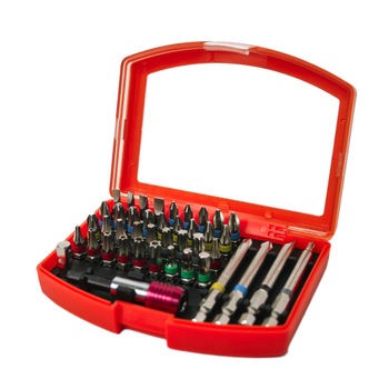 Set 42 biti si suport magnetic 1/4'', Raider 158902 Set 42 biti si suport magnetic 1/4'', Raider 158902