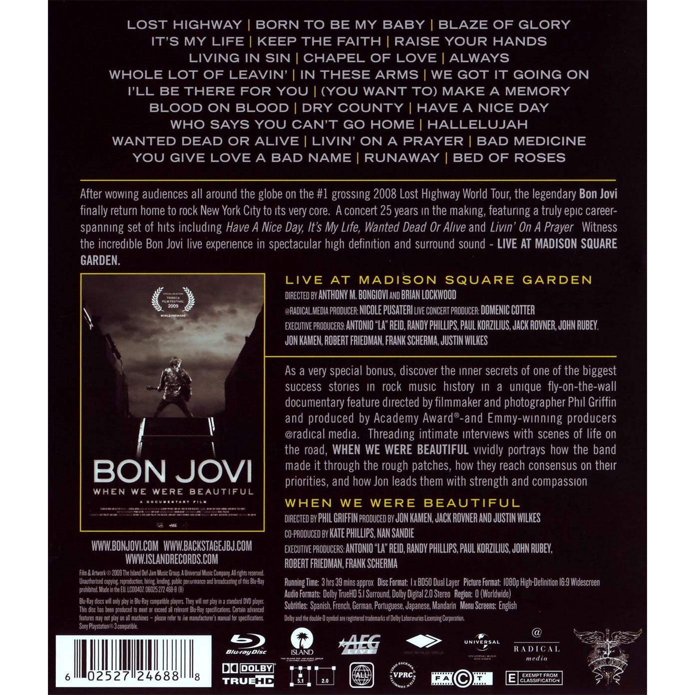 Bon Jovi - Live At Madison Square Garden - Blu-ray - eMAG.ro