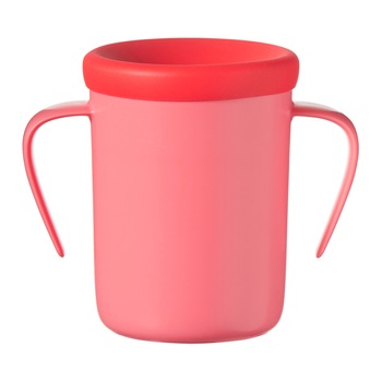 Cana cu manere, TT EasyFlow 360, cu capac, 200 ml, 6 luni+, roz Cana cu manere, TT EasyFlow 360, cu capac, 200 ml, 6 luni+, roz