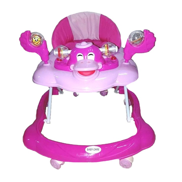 BabyCare PBC-3RZ lányka bébikomp, rózsaszín