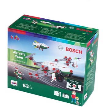 Kit constructie 3 modele avion Bosch - Jucarie Kit constructie 3 modele avion Bosch - Jucarie