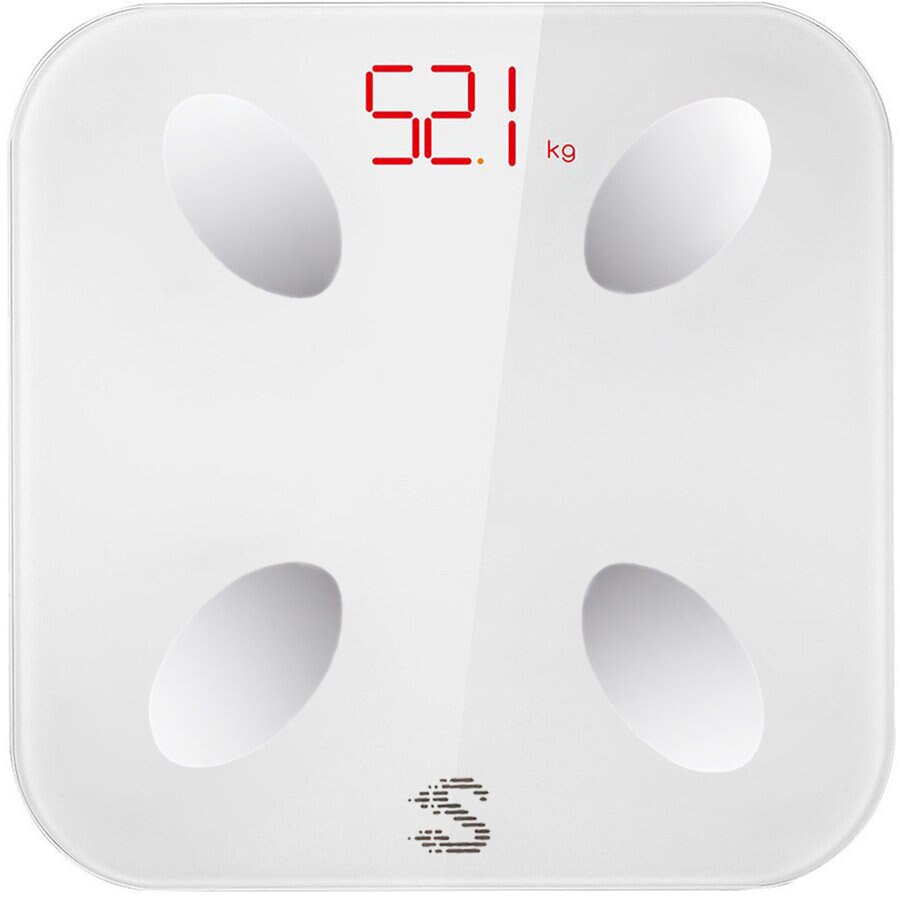 Cantar Inteligent SAVORLIFE Mini Cu Bluetooth, Alb