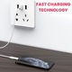 Adaptor Fast Charging, Micro USB / Lightning, Redare muzica, Transfer date, Silver