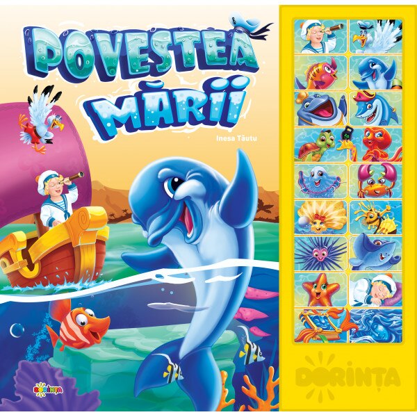 Carte cu sunete - Povestea marii, ed 2019