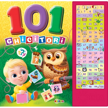 Carte cu sunete - 101 Ghicitori, ed 2019 Carte cu sunete - 101 Ghicitori, ed 2019