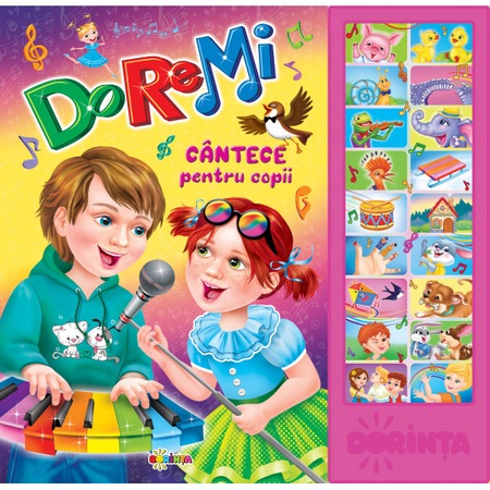 Carte Cu Sunete Do Re Mi Cantece Pentru Copii Ed 2019 Emag Ro