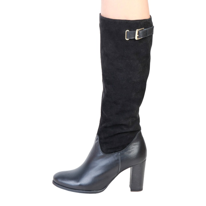 Cizme femei Pierre Cardin model 8060505, culoare Negru, marime 39 EU