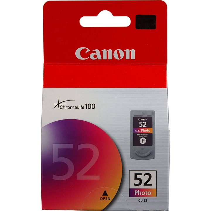 Canon Photo Color CL-52 tintapatron Pixma iP6210D / Pixma iP6220D / Pixma iP6310D, 21 ml OEM BS0619B001AA