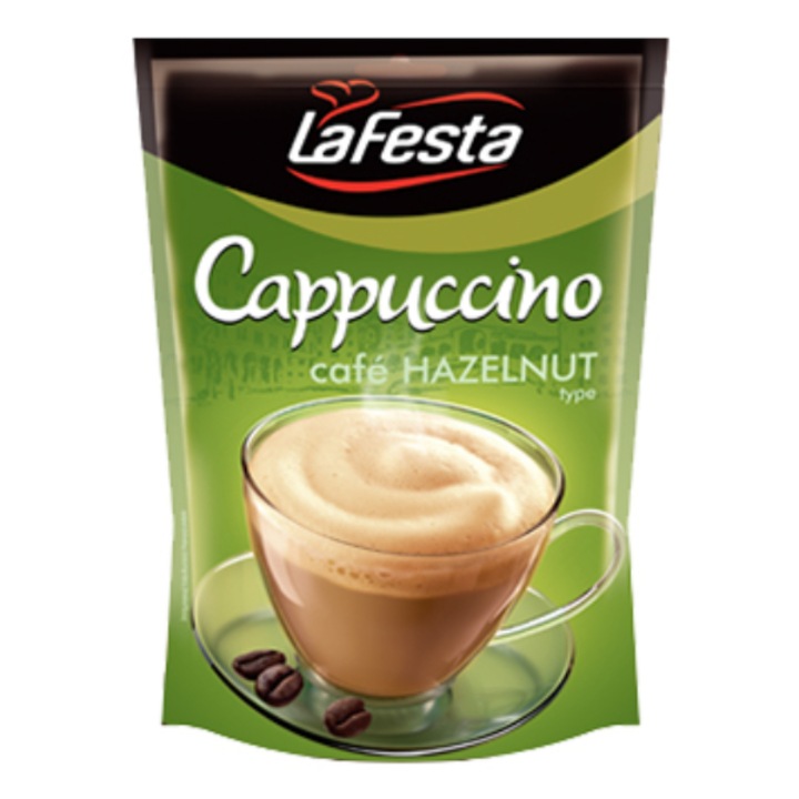 Cappuccino, Lafesta, Utántöltő, Mogyoró, 100G