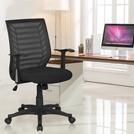 Scaun de birou ergonomic Kring Forest, Mesh, Negru