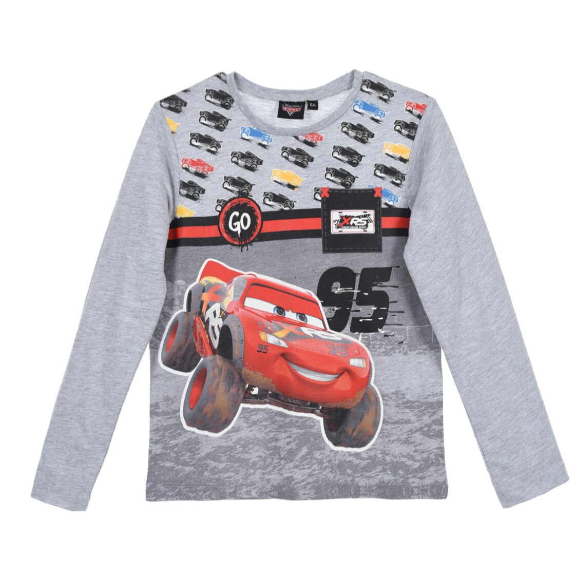 Tricou Cars-Xtreme Race, Disney Ca, Gri, 128 CM