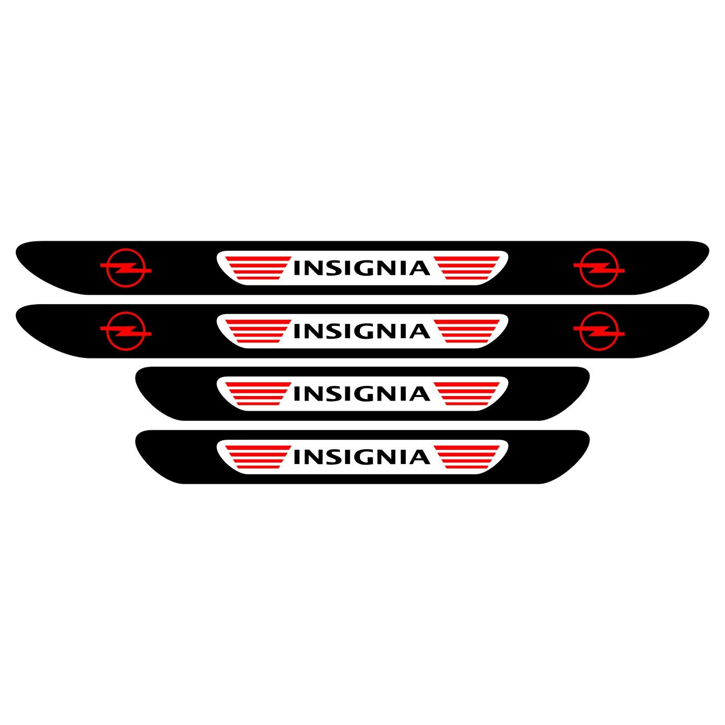 Set stickere praguri Insignia, multicolor, decorativ