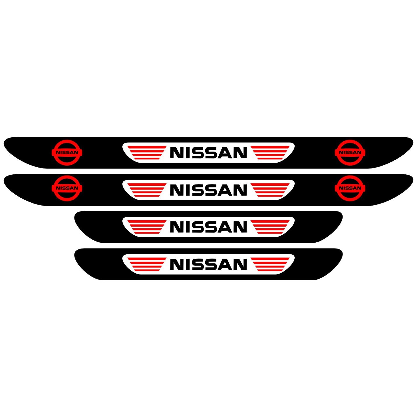 Set stickere praguri Nissan, multicolor, decorativ