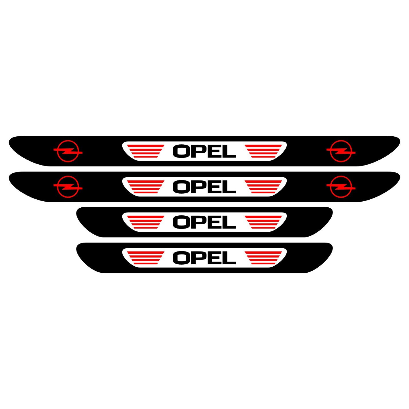 Set stickere praguri Opel, multicolor, decorativ