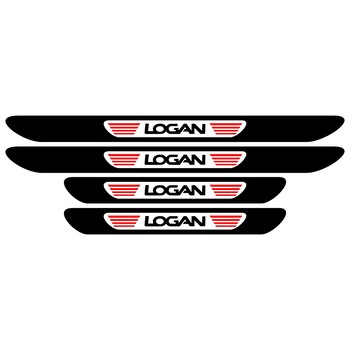 Set stickere praguri Dacia Logan, multicolor, decorativ Set stickere praguri Dacia Logan, multicolor, decorativ