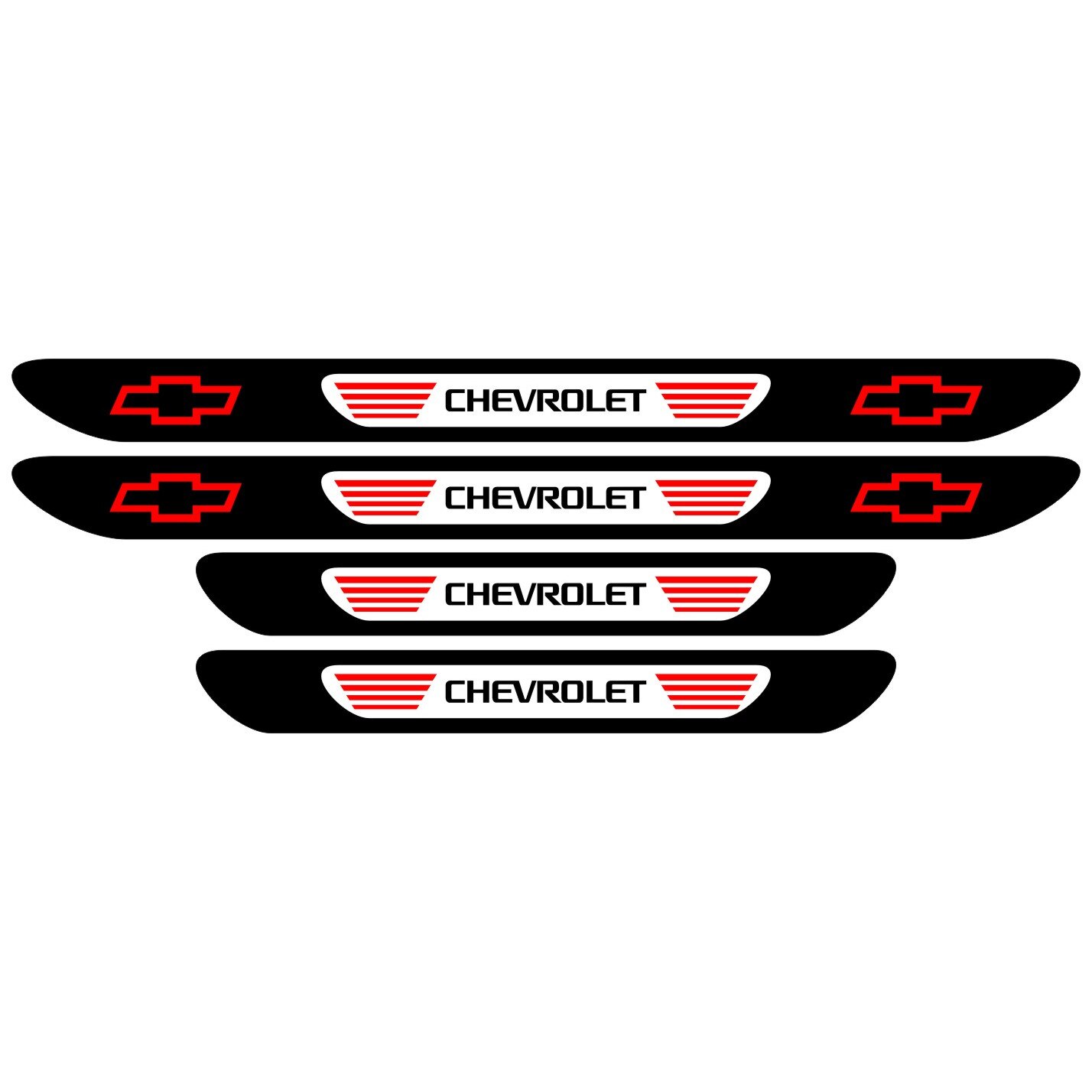 Set stickere praguri Chevrolet, multicolor, decorativ