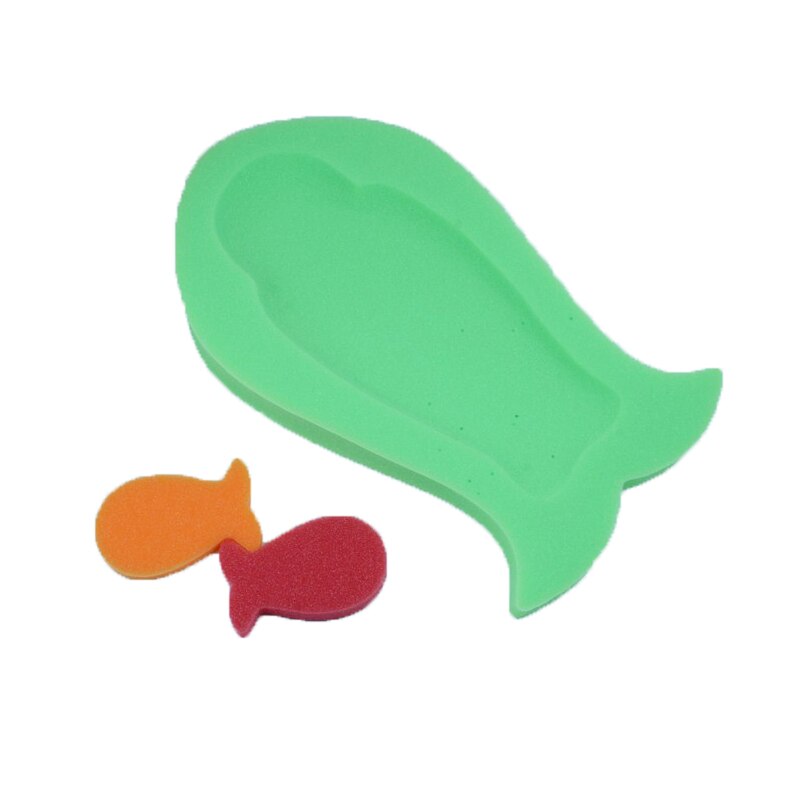 Set 3 piese reductor din burete pentru cadita NN Midi Pestisor 0030V, Verde