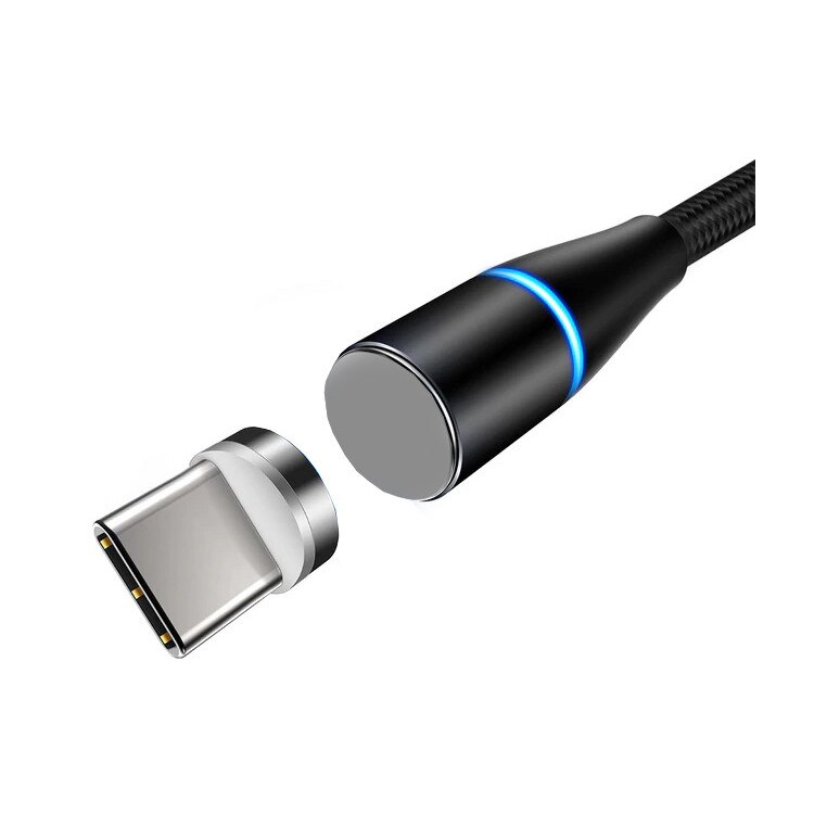 Cablu Magnetic, Type-C, Fast Charge, Samsung/Huawei, Negru