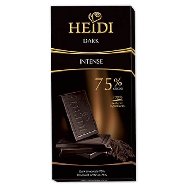 Heidi 80G Grand'Or Dark Intense 75% C. (Étcsokoládé)