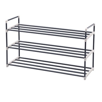 Raft pantofi cu 3 nivele, SONGMICS, Rafturi metalice pentru pana la 15 perechi de pantofi, Sufragerie, Intrare, Hol si Vestiar, 92 x 30 x 54 cm, Gri LSA13G Raft pantofi cu 3 nivele, SONGMICS, Rafturi metalice pentru pana la 15 perechi de pantofi, Sufragerie, Intrare, Hol si Vestiar, 92 x 30 x 54 cm, Gri LSA13G