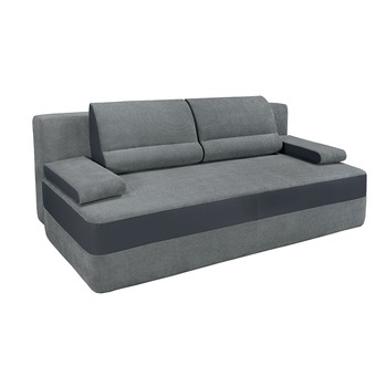 Canapea extensibila Kring Siera, 208x89x106 cm, gri/albastru Canapea extensibila Kring Siera, 208x89x106 cm, gri/albastru