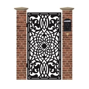 Poarta pietonala din tabla debitata cu plasma MAX 2 1940 x 990 mm Poarta pietonala din tabla debitata cu plasma MAX 2 1940 x 990 mm