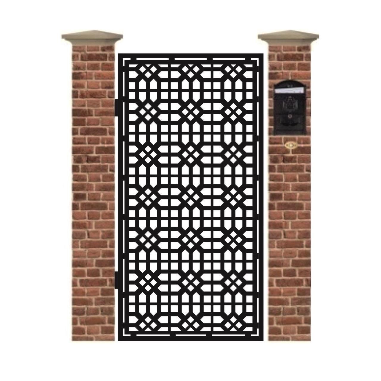 Poarta pietonala din tabla debitata cu plasma MAX 24 1940 x 990 mm