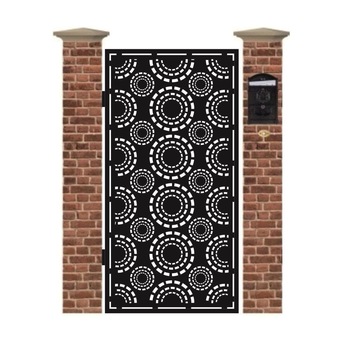 Poarta pietonala din tabla debitata cu plasma MAX 14 1940 x 990 mm Poarta pietonala din tabla debitata cu plasma MAX 14 1940 x 990 mm