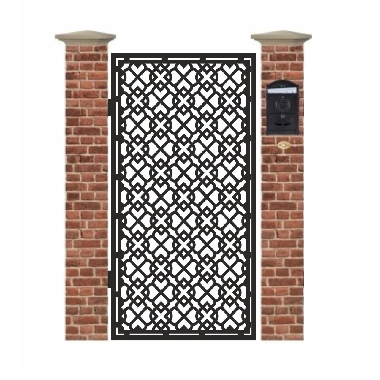 Poarta pietonala din tabla debitata cu plasma MAX 9 1940 x 990 mm