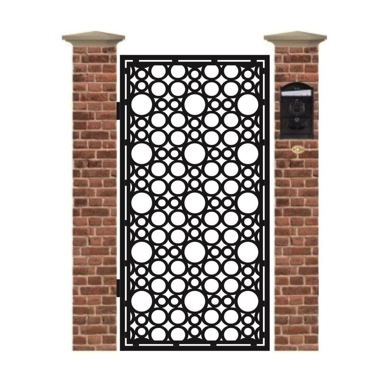 Poarta pietonala din tabla debitata cu plasma MAX 63 1940 x 990 mm