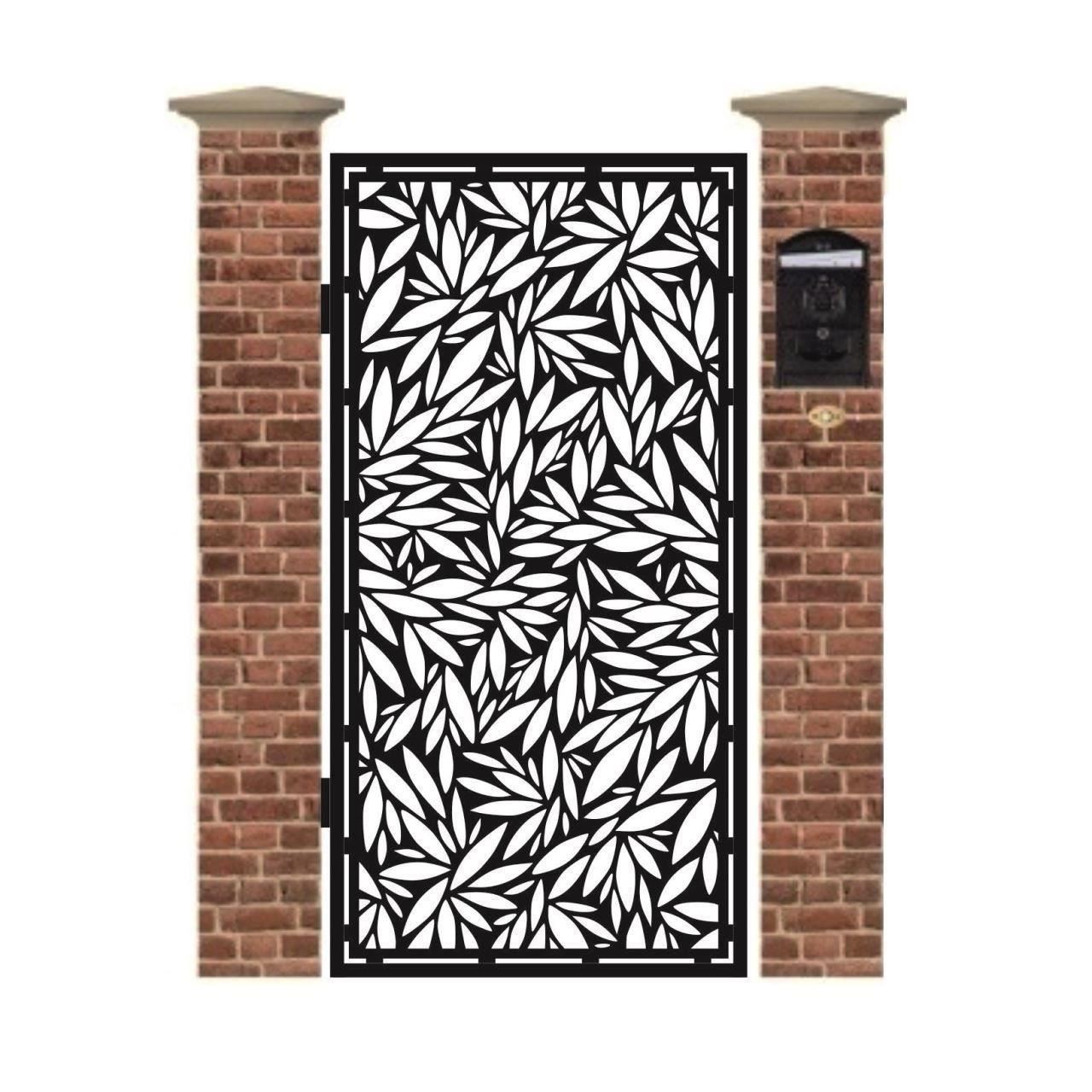 Poarta pietonala din tabla debitata cu plasma MAX 75 1940 x 990 mm