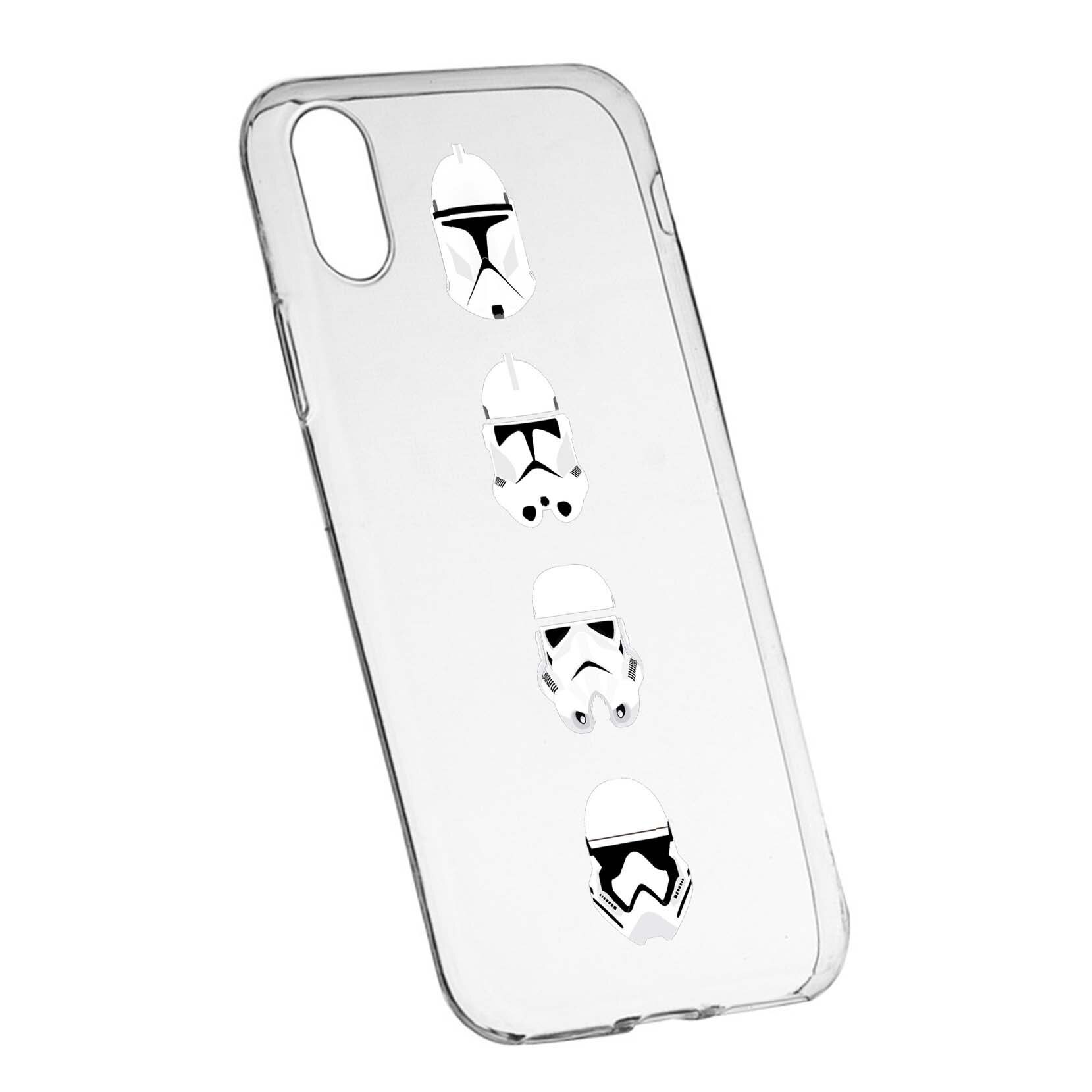 Husa de protectie Star Wars - Trooper, Movie pentru Sony XA1 Plus, rezistenta la uzura, anti-alunecare, din silicon Premium, 396
