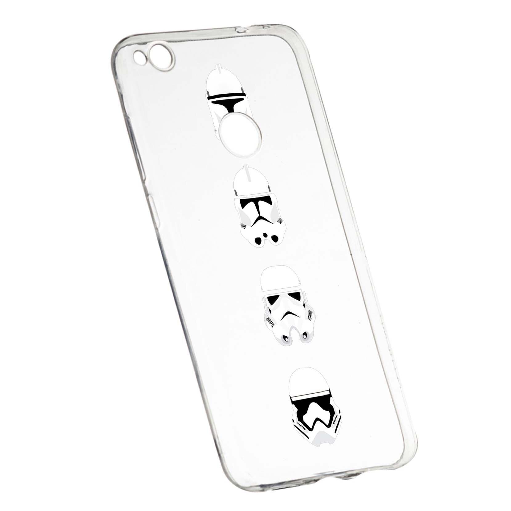 Husa de protectie Star Wars - Trooper, Movie pentru Huawei P9 Lite 2017/P8, rezistenta la uzura, anti-alunecare, din silicon Premium, 396