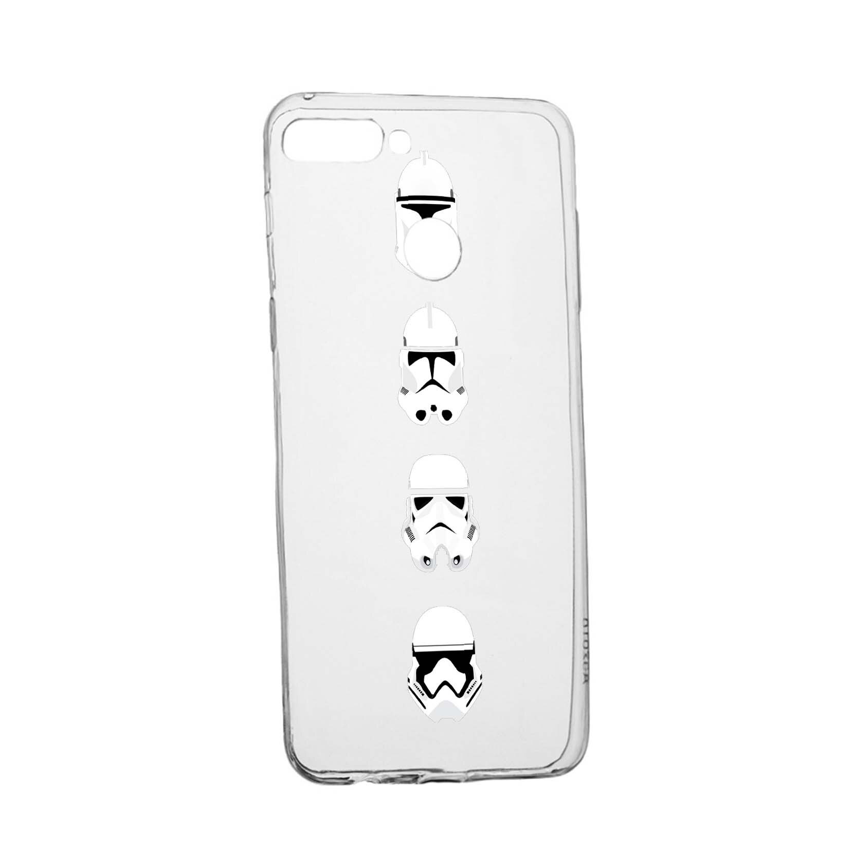 Husa de protectie Star Wars - Trooper, Movie pentru Xiaomi Redmi Note 7, rezistenta la uzura, anti-alunecare, din silicon Premium, 396