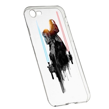 Husa de protectie Star Wars - Darth Vader - Luke, Movie pentru HTC Desire 12, rezistenta la uzura, anti-alunecare, din silicon Premium, 398 Husa de protectie Star Wars - Darth Vader - Luke, Movie pentru HTC Desire 12, rezistenta la uzura, anti-alunecare, din silicon Premium, 398