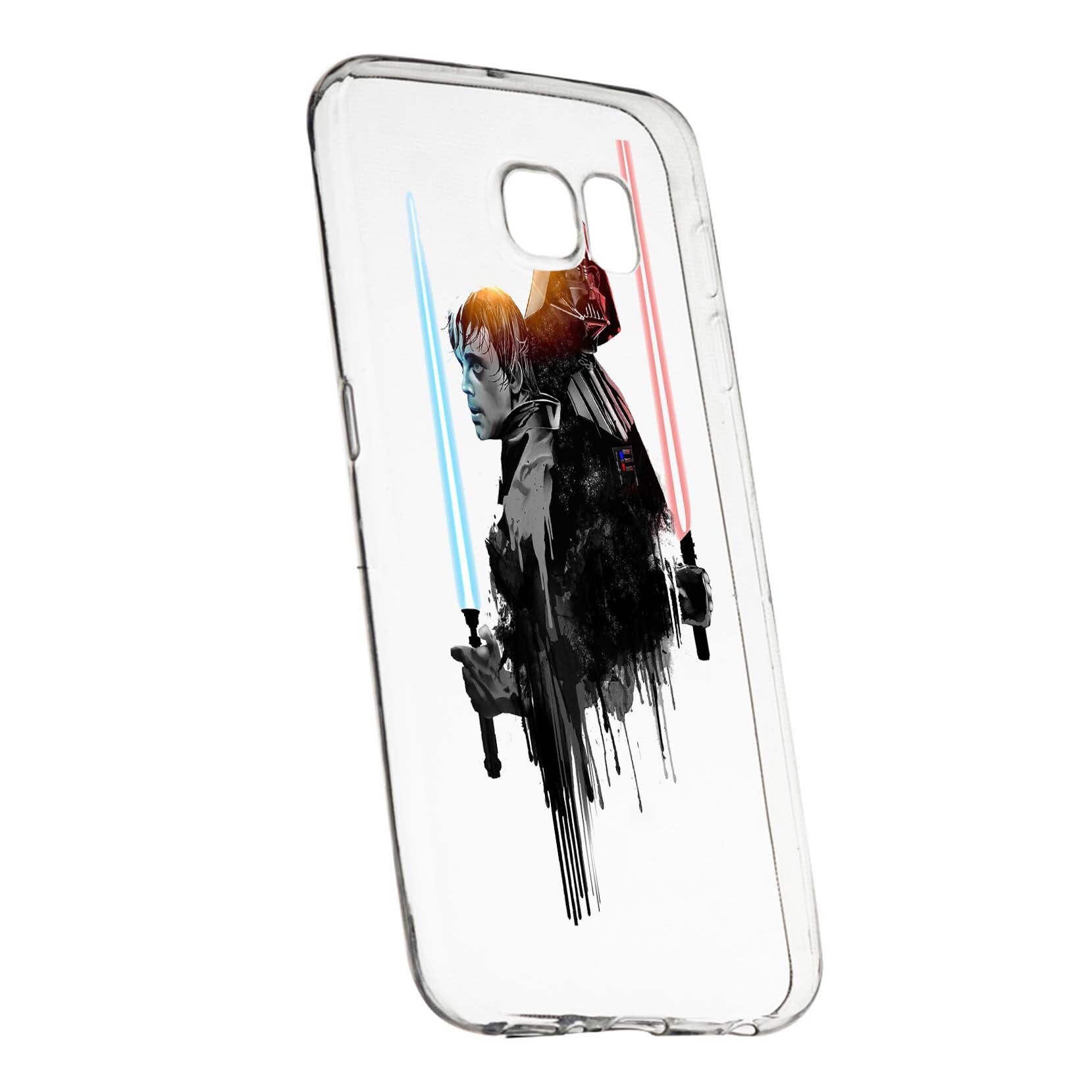 Husa de protectie Star Wars - Darth Vader - Luke, Movie pentru HTC U Ultra, rezistenta la uzura, anti-alunecare, din silicon Premium, 398