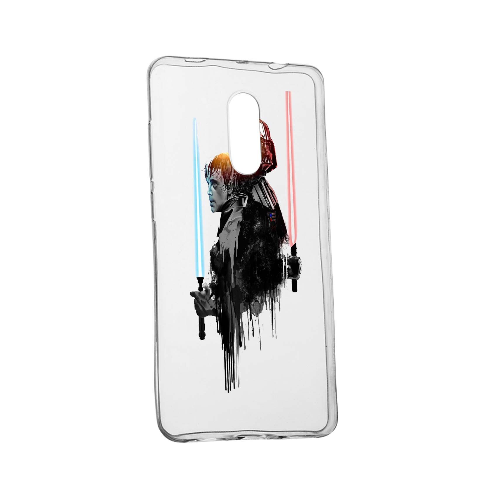 Husa de protectie Star Wars - Darth Vader - Luke, Movie pentru Xiaomi Redmi 8A, rezistenta la uzura, anti-alunecare, din silicon Premium, 398