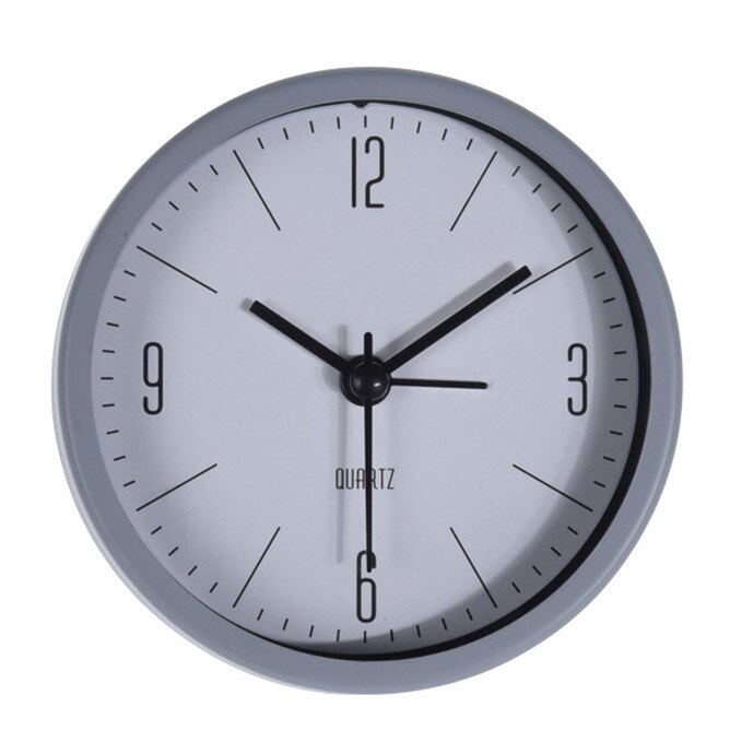 Ceas de masa - alarma, gri, 9x3 cm