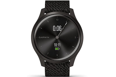 Smartwatch Garmin Vivomove Style, Gunmetal/Dark Gray, Fabric Band