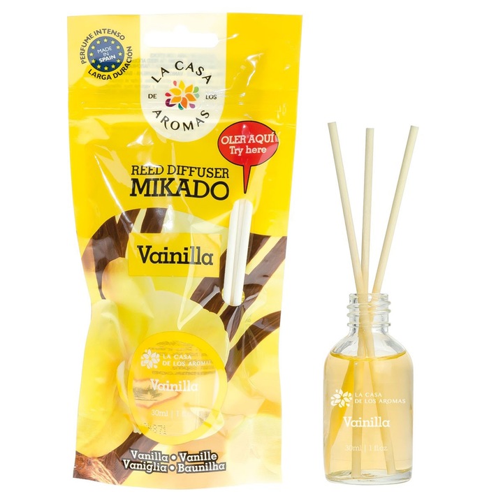 Mikado Doypack nádpálcás szobaillatosító Vanília 30ml
