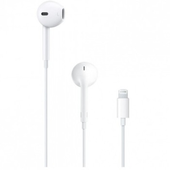 Casti Apple EarPods, Lightning, White Casti Apple EarPods, Lightning, White