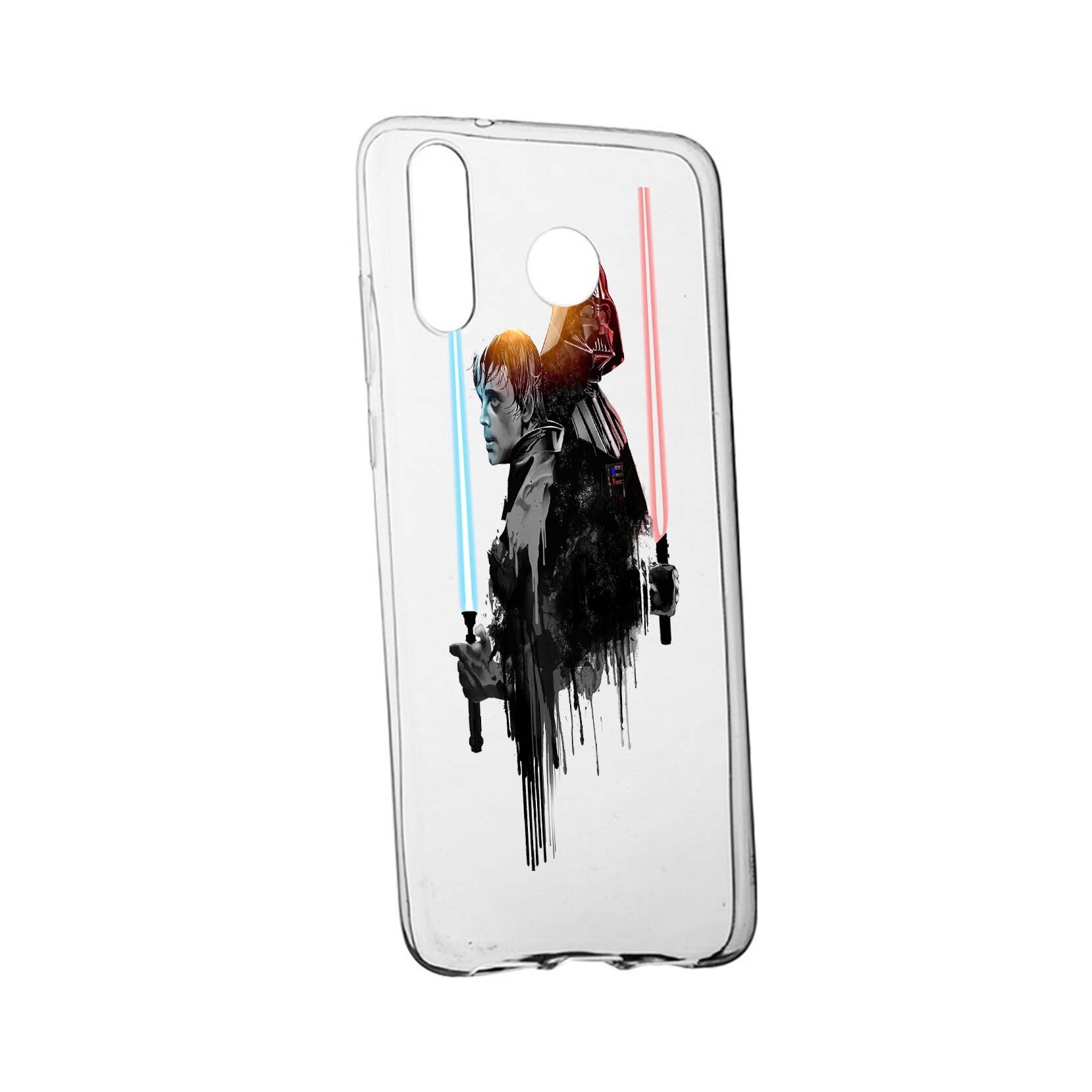 Husa de protectie Star Wars - Darth Vader - Luke, Movie pentru Samsung Galaxy A60, rezistenta la uzura, anti-alunecare, din silicon Premium, 398