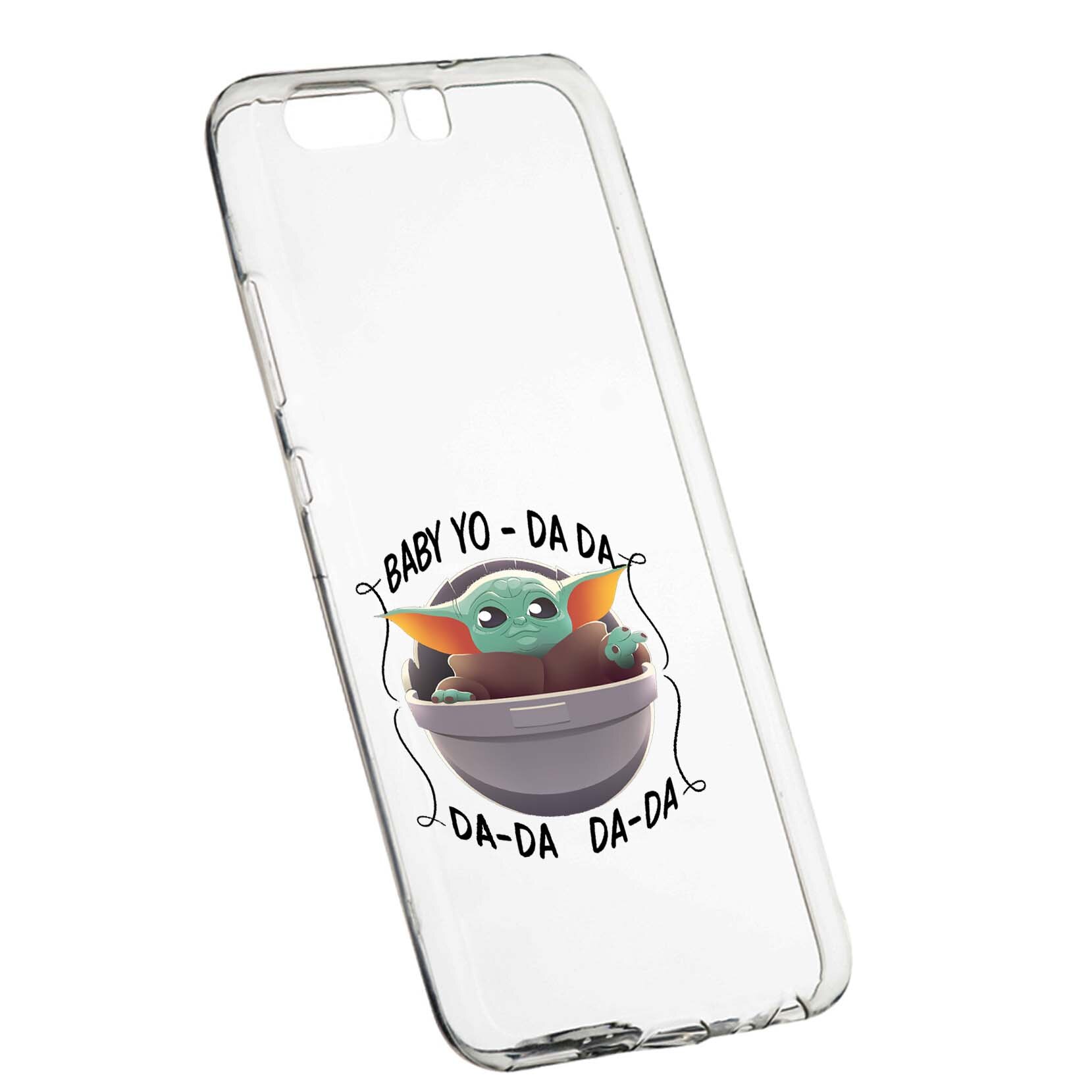 Husa de protectie Star Wars - Baby Yoda, Movie pentru Huawei Y6 2018, rezistenta la uzura, anti-alunecare, din silicon Premium, 399