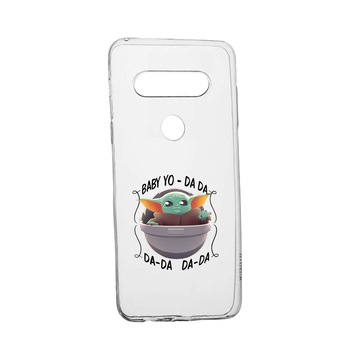 Husa de protectie Star Wars - Baby Yoda, Movie pentru LG K50 / Q60, rezistenta la uzura, anti-alunecare, din silicon Premium, 399 Husa de protectie Star Wars - Baby Yoda, Movie pentru LG K50 / Q60, rezistenta la uzura, anti-alunecare, din silicon Premium, 399