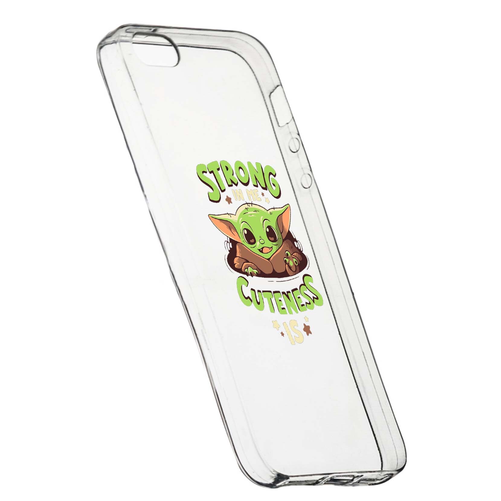 Husa de protectie Star Wars - Baby Yoda, Movie pentru Apple iPhone 5 / 5S / SE, rezistenta la uzura, anti-alunecare, din silicon Premium, 400