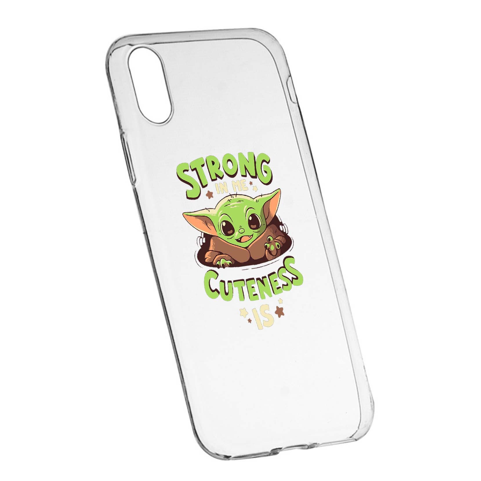Husa de protectie Star Wars - Baby Yoda, Movie pentru Sony XA1, rezistenta la uzura, anti-alunecare, din silicon Premium, 400