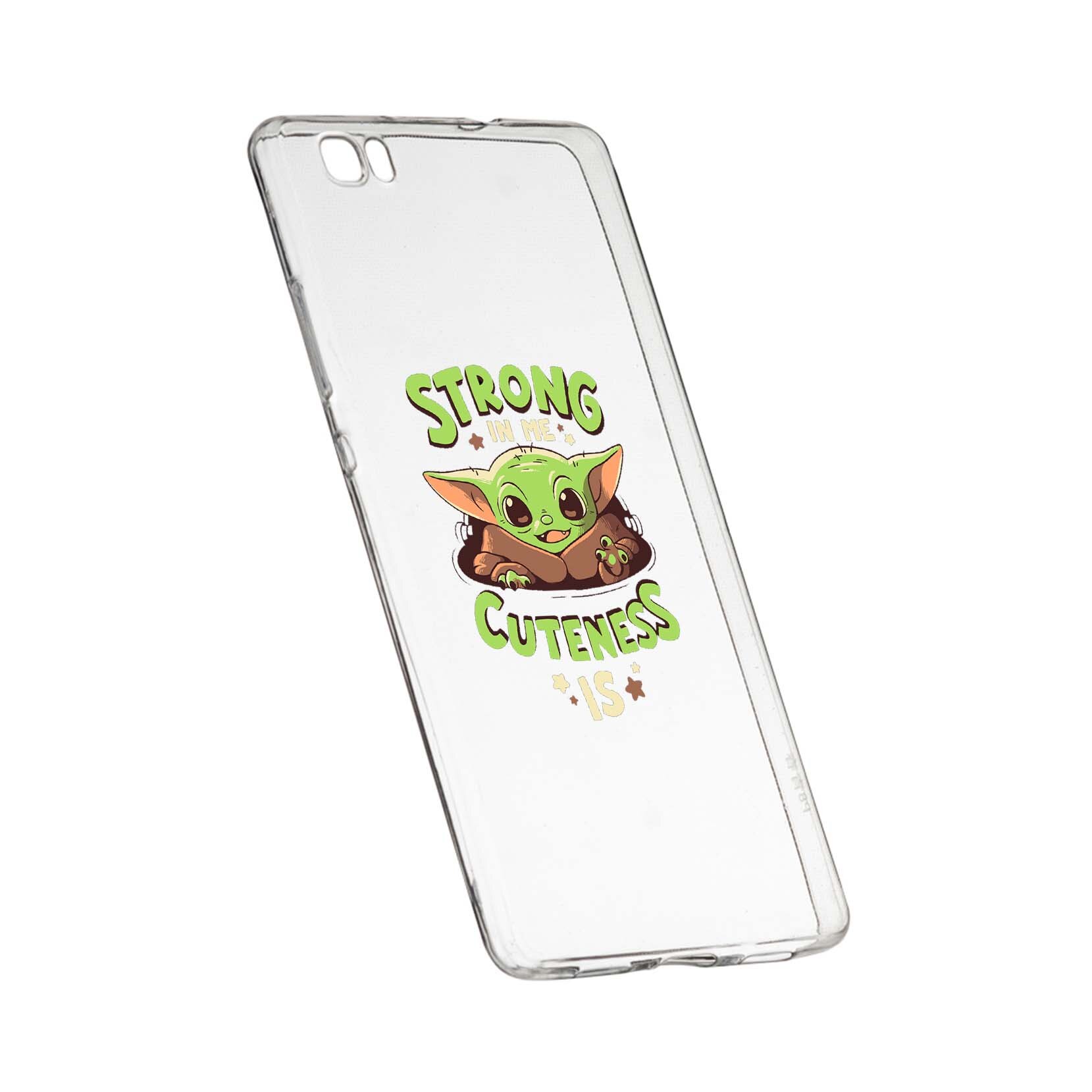 Husa de protectie Star Wars - Baby Yoda, Movie pentru Huawei P8 Lite, rezistenta la uzura, anti-alunecare, din silicon Premium, 400